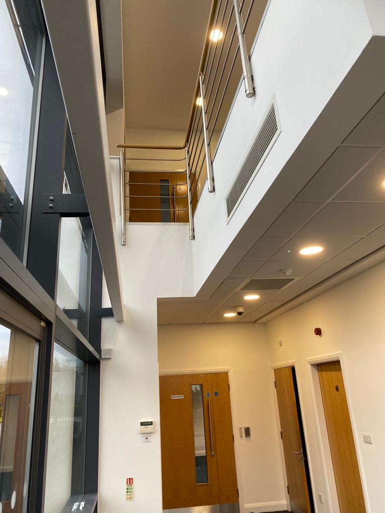 Office painted by Professional Decorators in Huddersfield at Ward Decorating Contractors Ltd2